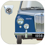 MG Magnette ZB Varitone 1956-58 Coaster 7